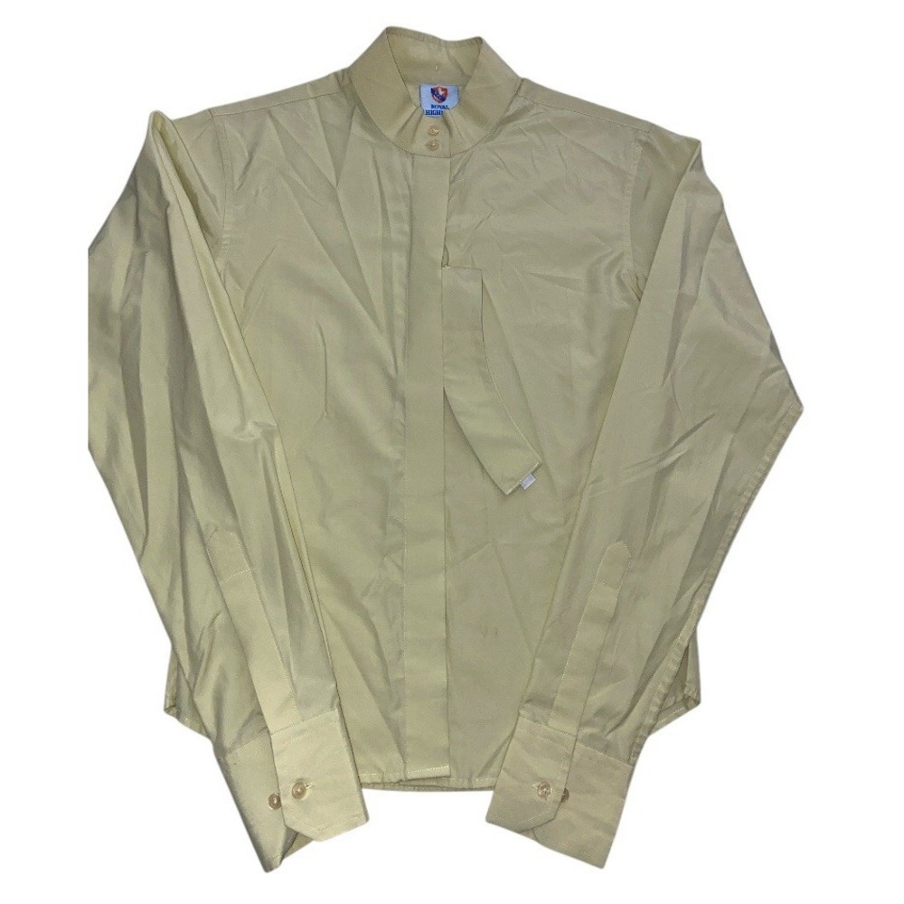 Royal Highness Equestrian‎ English Shirt Women's 32 Yellow Show Shirt